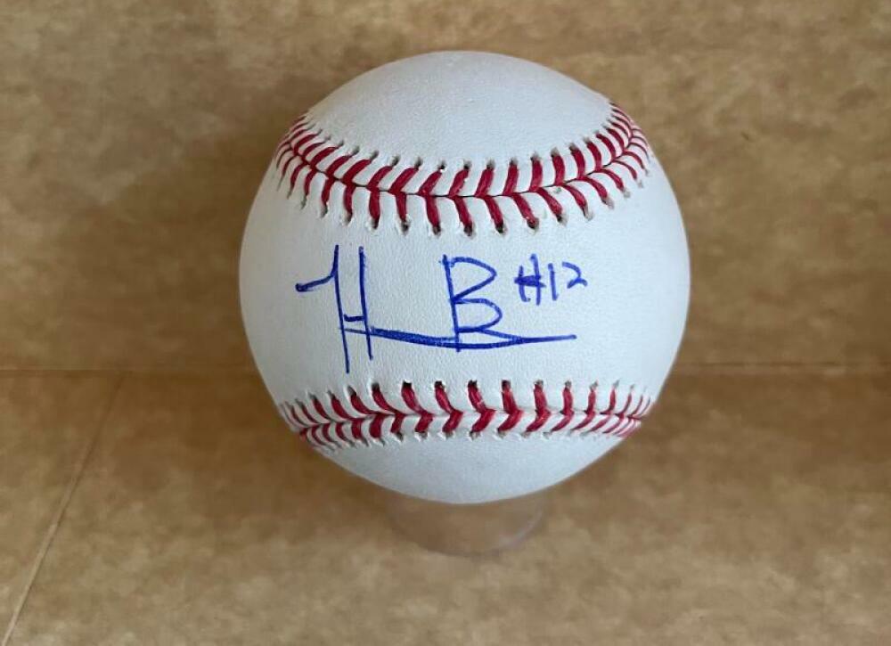 HUNTER BARCO FLORIDA GATORS SIGNED AUTOGRAPHED M.L. BASEBALL BAS R98141