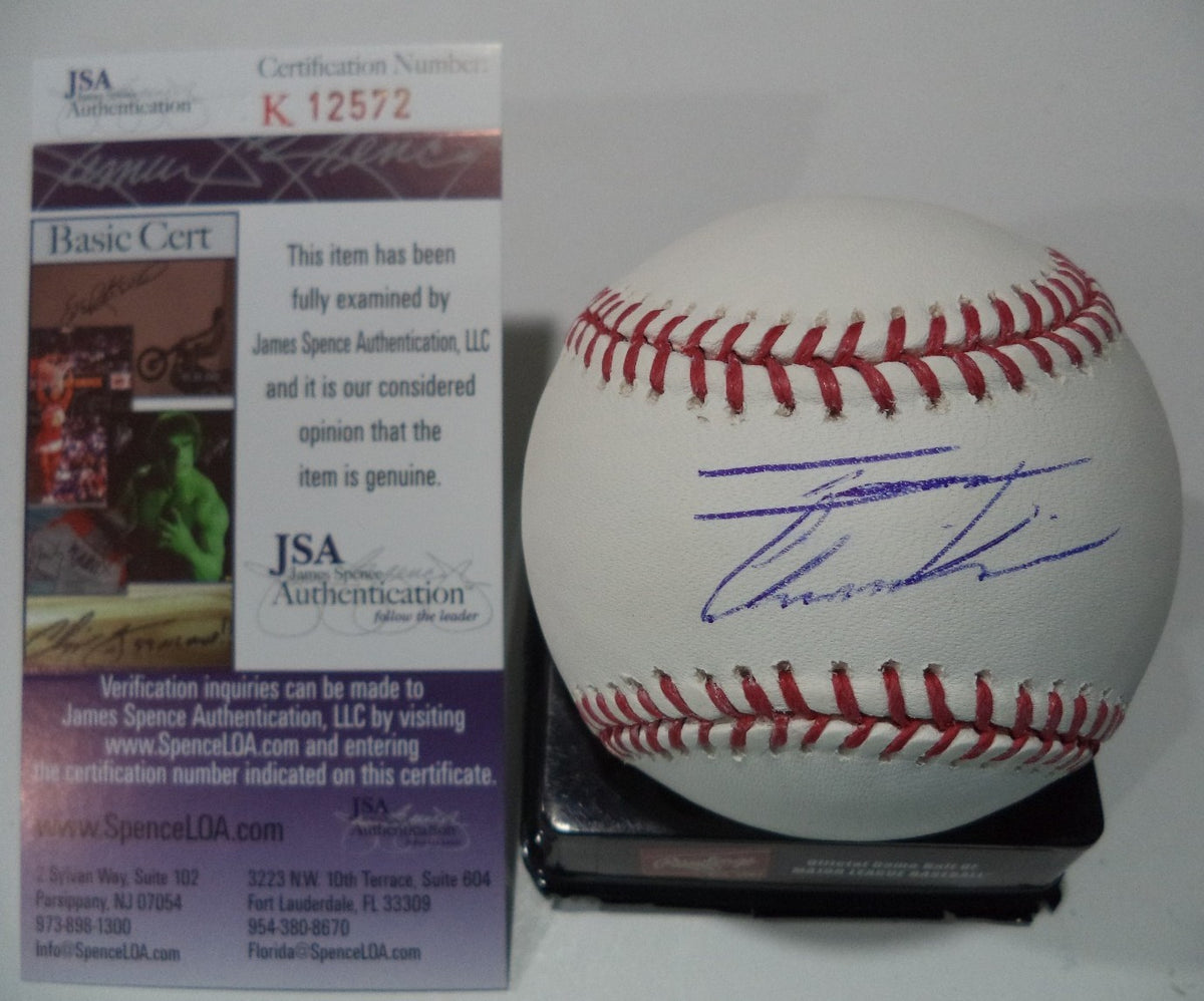 IAN CLARKIN NEW YORK YANKEES SIGNED AUTOGRAPHED ROMLB  BASEBALL JSA COA #K12572