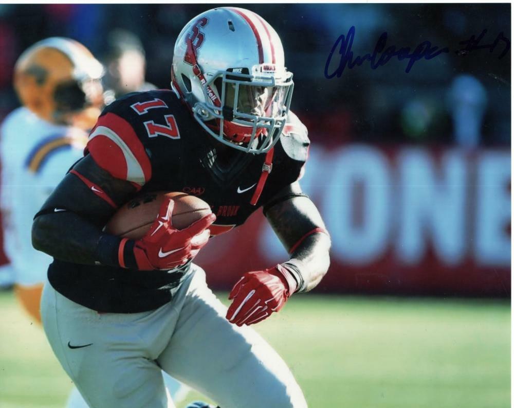 CHRIS COOPER STONY BROOK/FALCONS SIGNED AUTOGRAPHED 8X10 PHOTO W/ COA