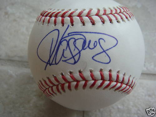 JAVIER VAZQUEZ ATLANTA BRAVES OFFICIAL SIGNED ML BALL