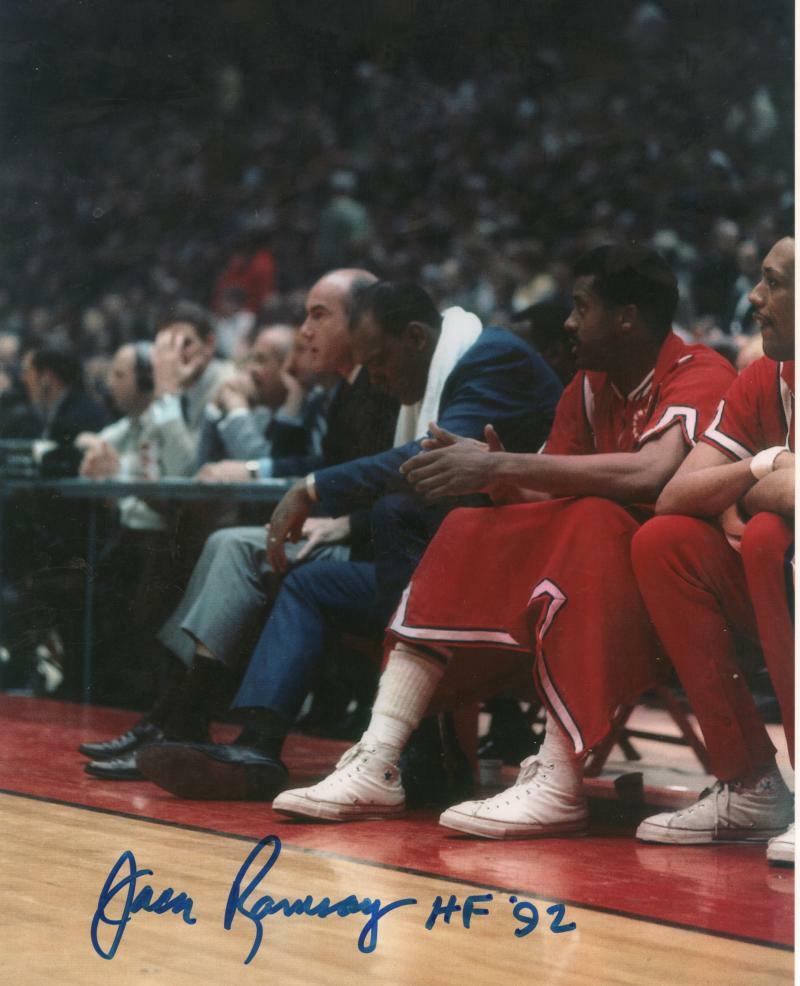 JACK RAMSAY PHILADELPHIA 76ERS HOF 92 SIGNED  8X10 PHOTO W/ COA