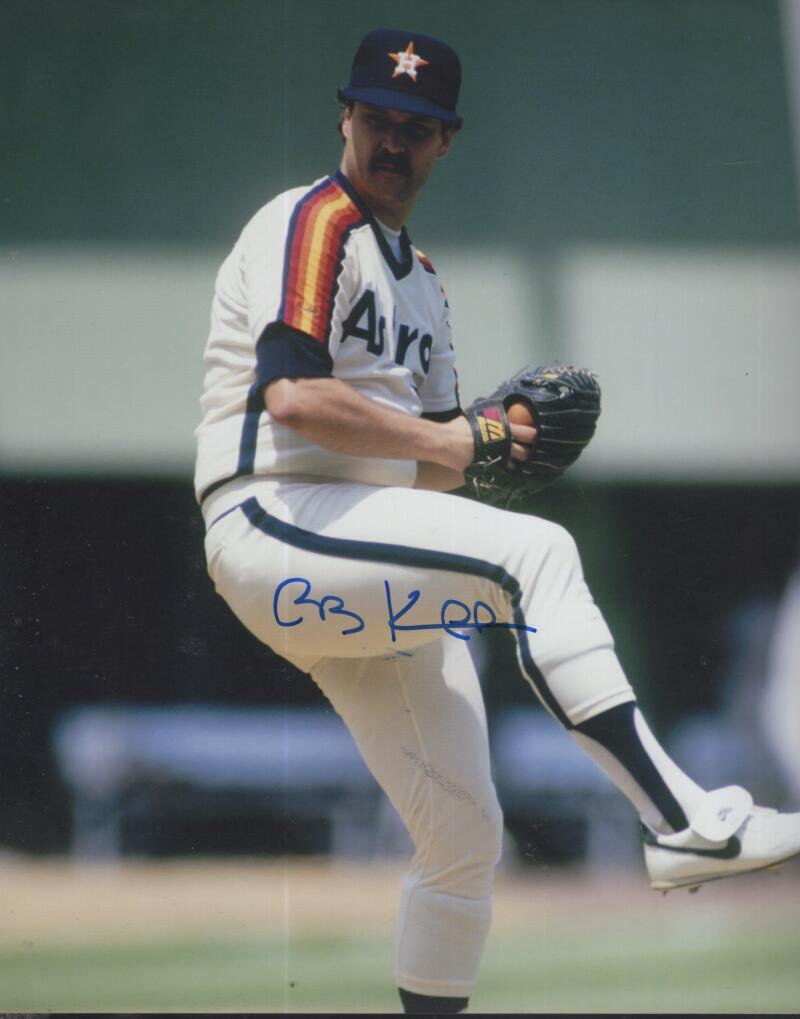BOB KNEPPER ASTROS  SIGNED AUTOGRAPHED 8X10 PHOTO W/ COA