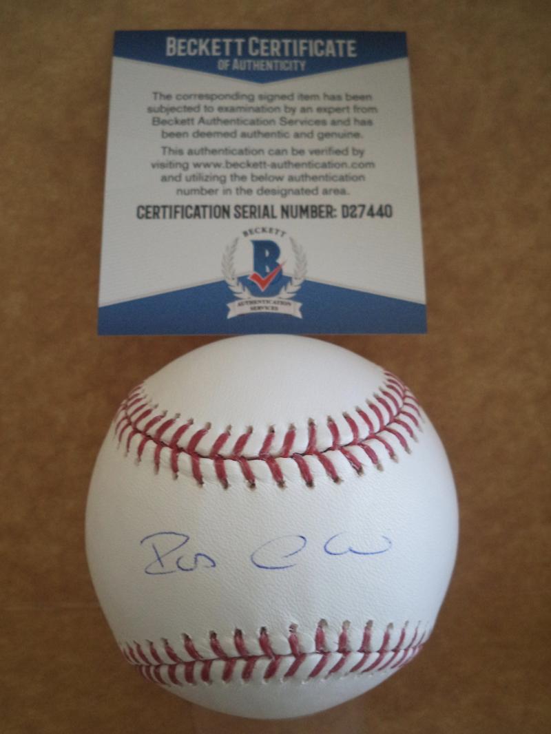 ROBINSON CANO SEATTLE MARINERS SIGNED AUTOGRAPH M.L BASEBALL BECKETT D27440