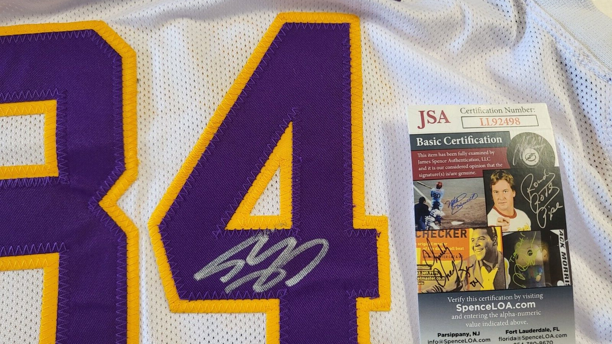 SHAQUILLE O'NEAL LAKERS SIGNED AUTOGRAPHED BASKETBALL CUSTOM JERSEY JSA #LL92498