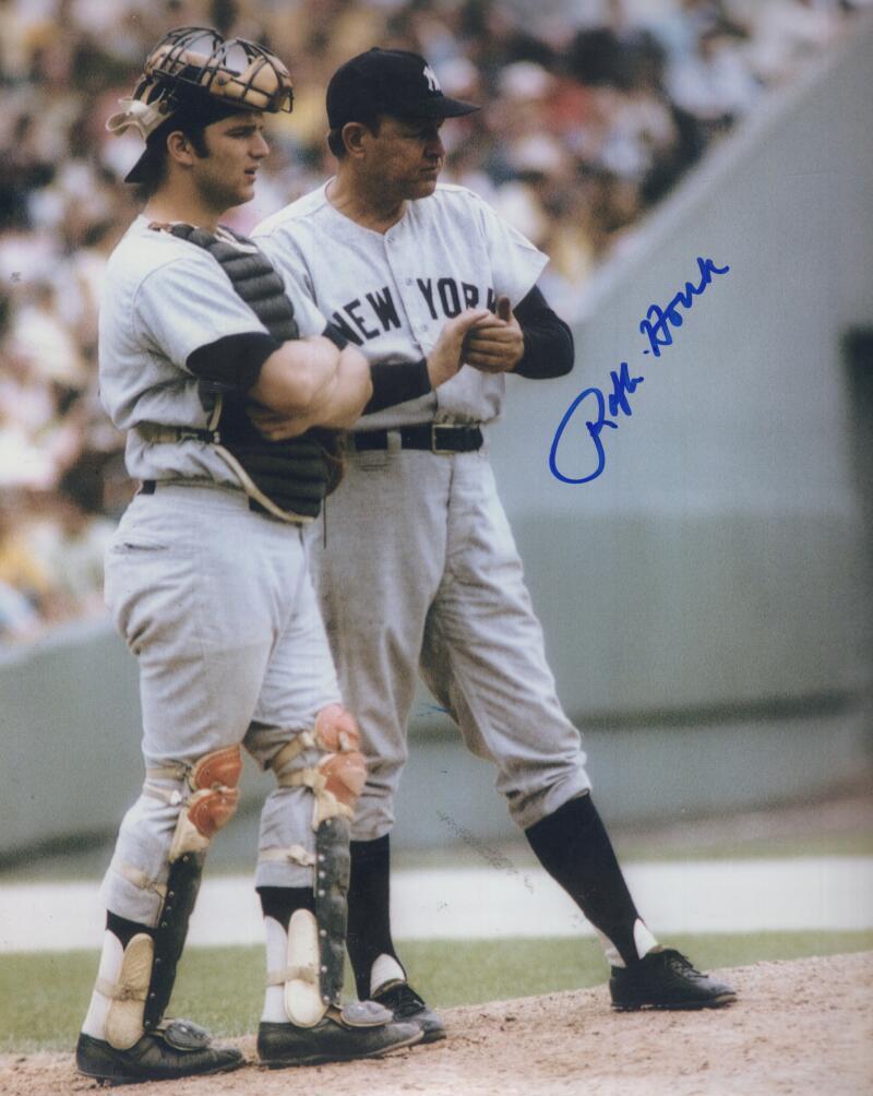 RALPH HOUK YANKEES  SIGNED AUTOGRAPHED 8X10 PHOTO W/ COA 