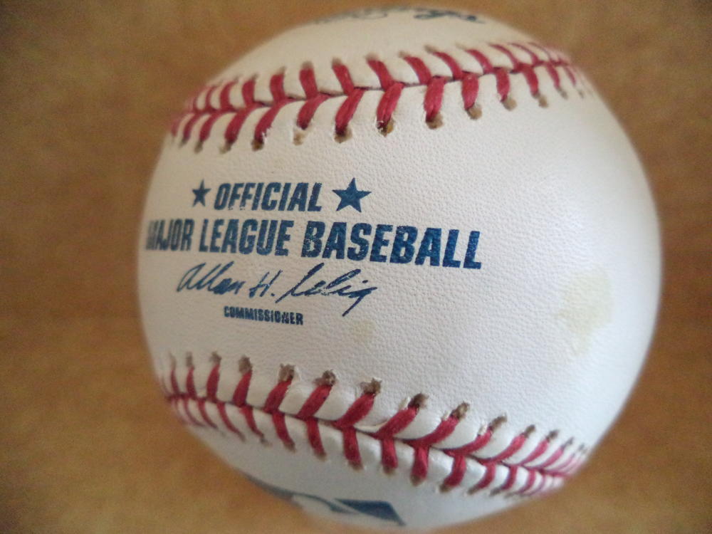 JASON ROMANO REDS/DODGERS SIGNED AUTOGRAPHED M.L. BASEBALL W/COA 