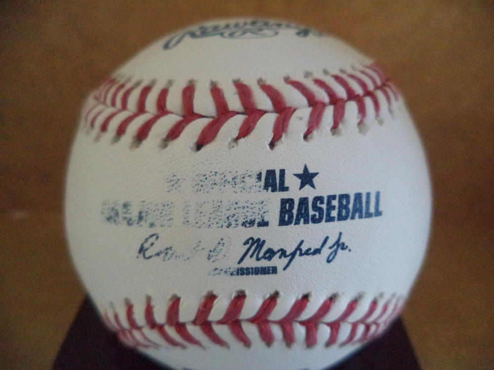 YUSNIEL DIAZ LOS ANGELES DODGERS SIGNED AUTOGRAPH M.L. BASEBALL COA 