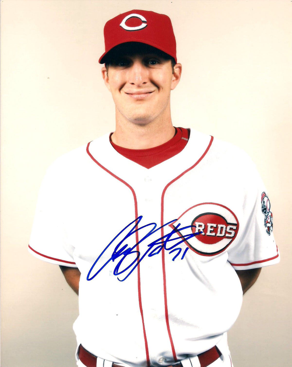 CRAIG TATUM CINCINNATI REDS SIGNED AUTOGRAPHED 8X10 PHOTO W/COA
