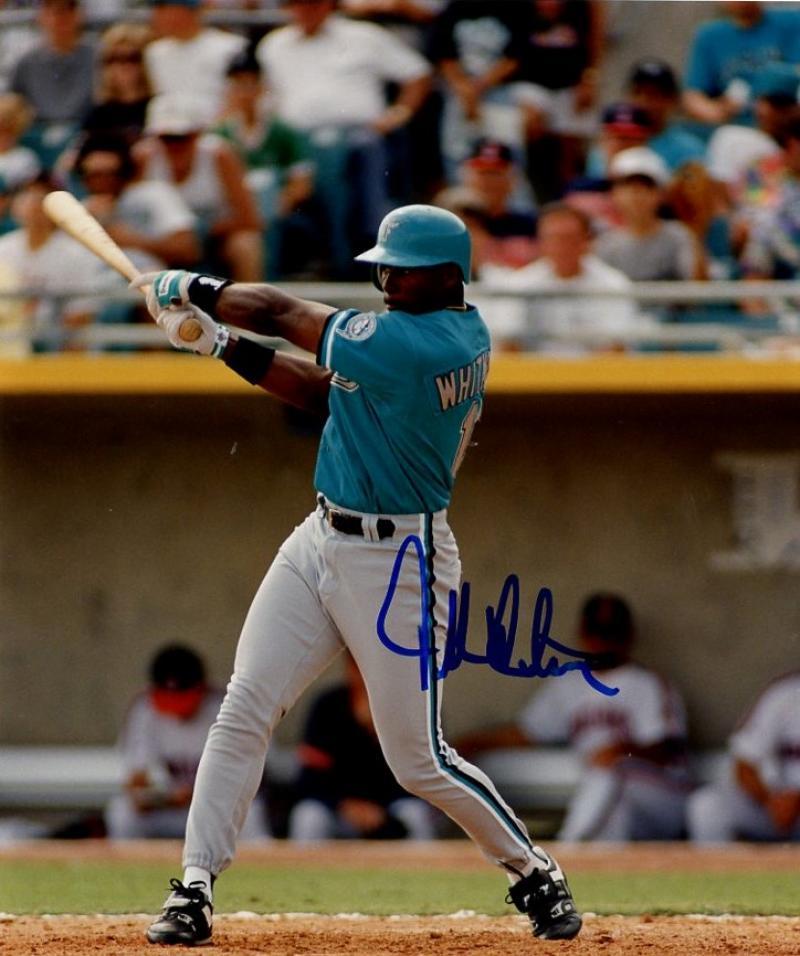 DARRELL WHITMORE FLORIDA MARLINS SIGNED AUTOGRAPHED ACTION 8X10 PHOTO W/COA 
