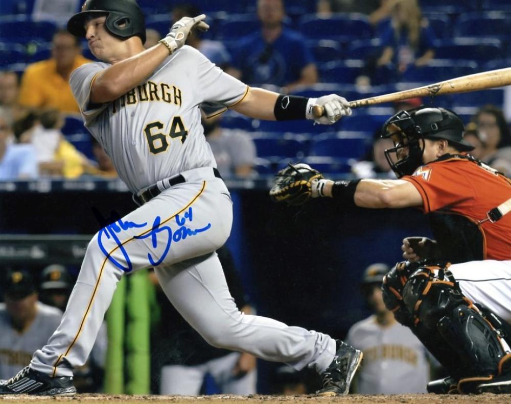 JOHN BORRMAN PITTSBURGH PIRATES SIGNED 8X10 PHOTO W/COA