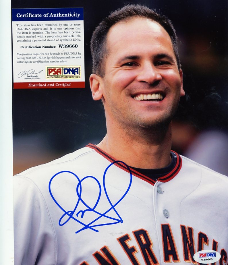 OMAR  VIZQUEL  SAN FRANCISCO GIANTS    SIGNED AUTOGRAPHED 8X10 PSA/DNA W39660