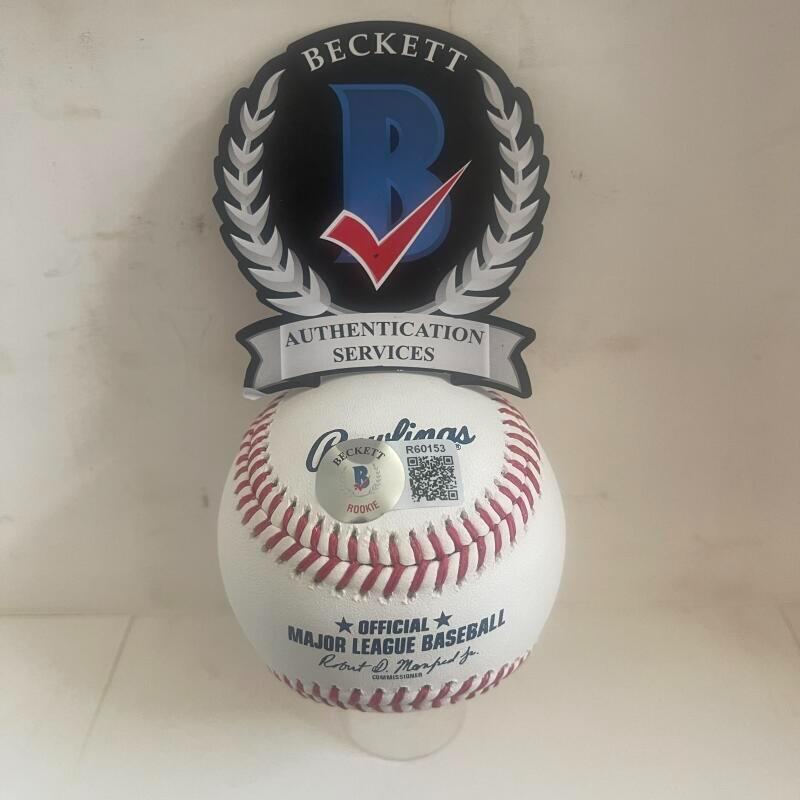 JOSE SALAS MARLINS/TWINS SIGNED AUTO M.L. BASEBALL BAS AUTHENTICATED