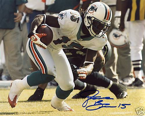 DAVONE BESS  MIAMI DOLPHINS  SIGNED 8X10