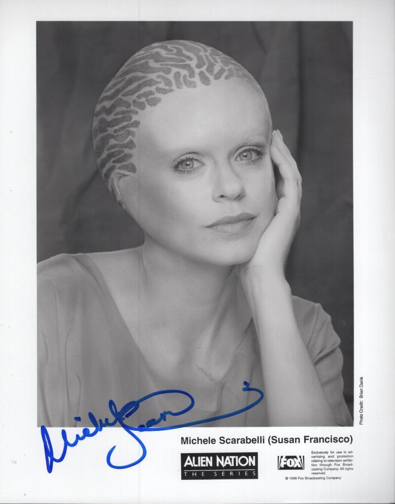 MICHELE SCARABELLI (SUSAN FRANCISCO) SIGNED AUTOGRAPHED 8X10 PHOTO W/ COA