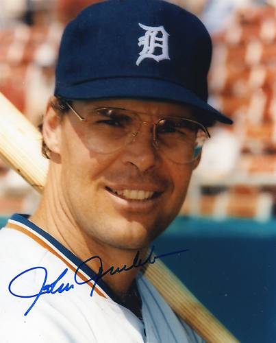 JOHN  GRUBB  DETROIT  TIGERS   SIGNED 8X10