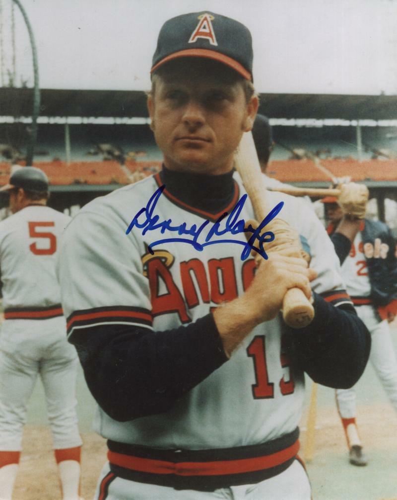 DENNY DOYLE CALIFORNIA ANGELS  SIGNED AUTOGRAPHED 8X10 PHOTO W/ COA