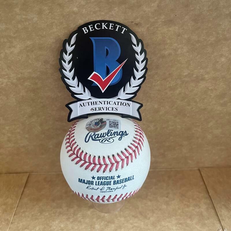 DOC GOODEN DWIGHT NEW YORK METS 86 WS CHAMPS SIGNED AUTO M.L. BASEBALLL BAS WITN