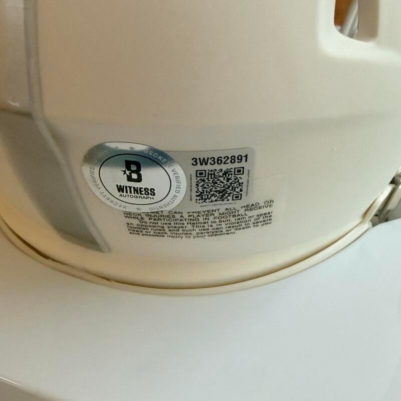 AHMAD RASHAD MINNESOTA VIKINGS SIGNED ALTERNATE MINI HELMET BECKETT AUTH