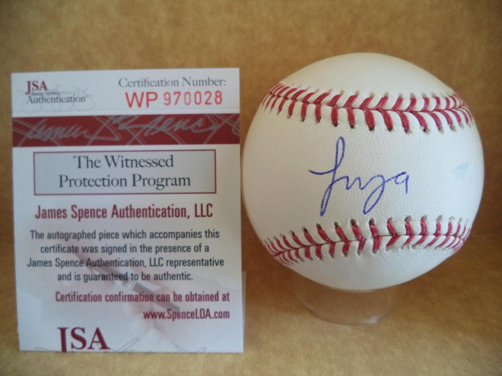 FRANCISCO MEJIA CLEVELAND INDIANS SIGNED AUTO M.L. BASEBALL JSA WP970028