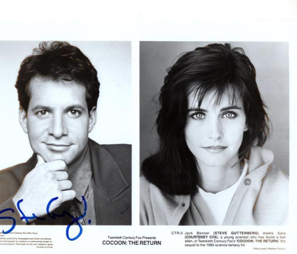 STEVE GUTTENBERG COCOON: THE RETURN SIGNED AUTOGRAPHED 8X10 PHOTO W/COA