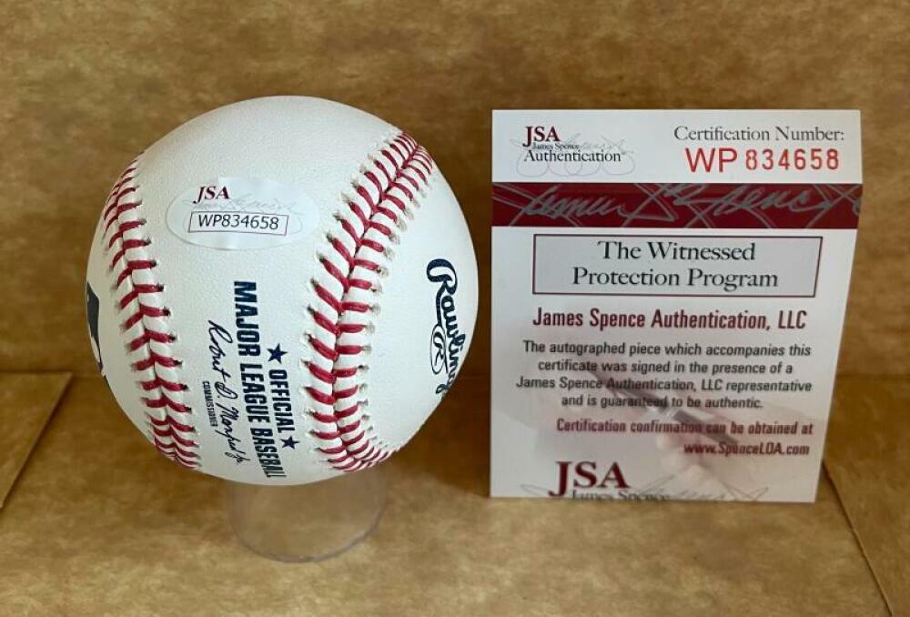 NICK SOLAK TEXAS RANGERS SIGNED AUTO M.L. BASEBALL JSA WP834658