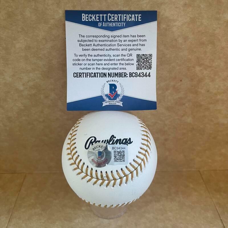 CARLOS PENA TAMPA BAY RAYS SIGNED AUTO GOLD GLOVE BASEBALL BAS BC94345