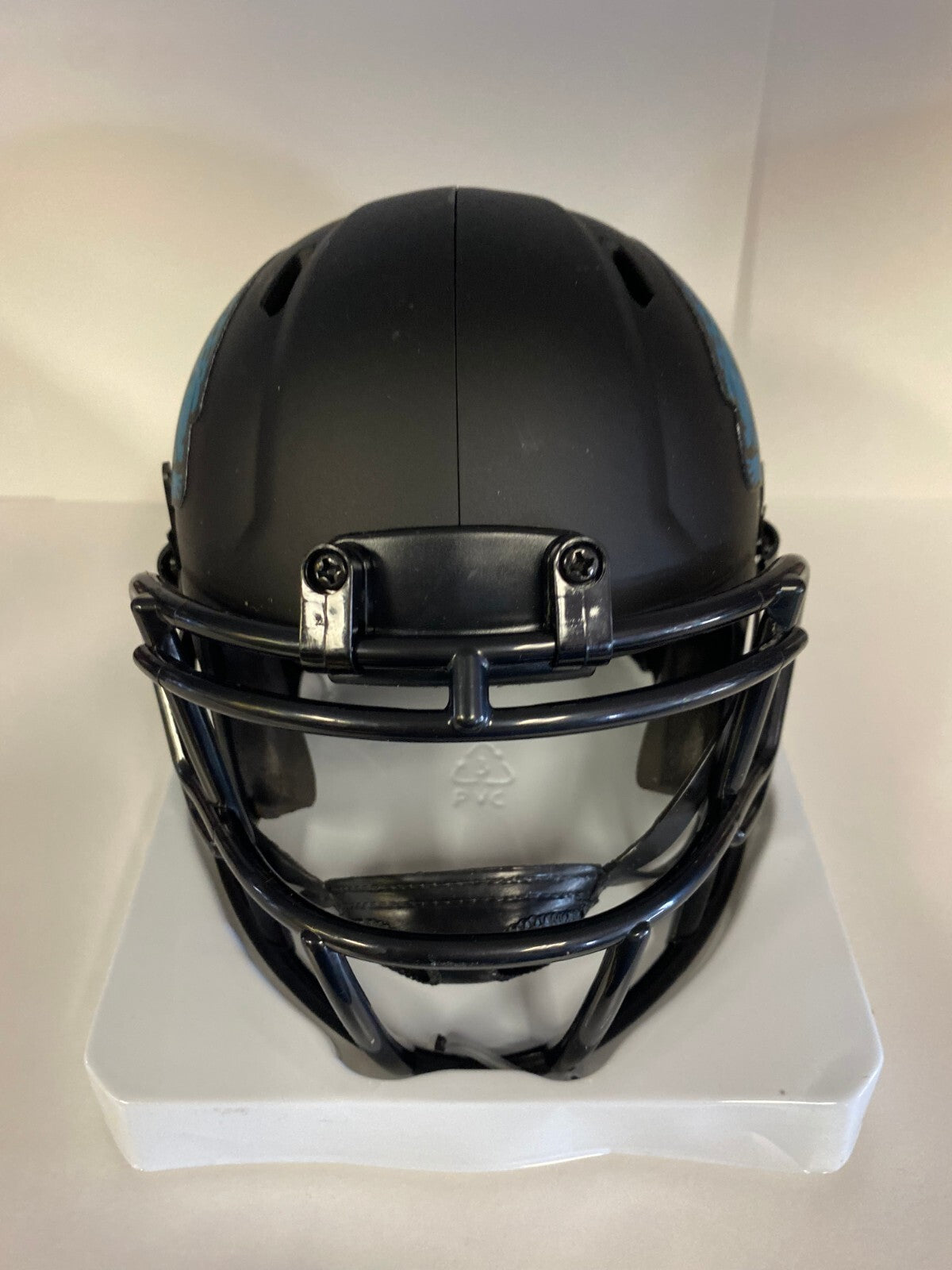 NFL FOOTBALL JACKSONVILLE JAGUARS ECLIPSE TEAM LOGO MINI HELMET UNSIGNED