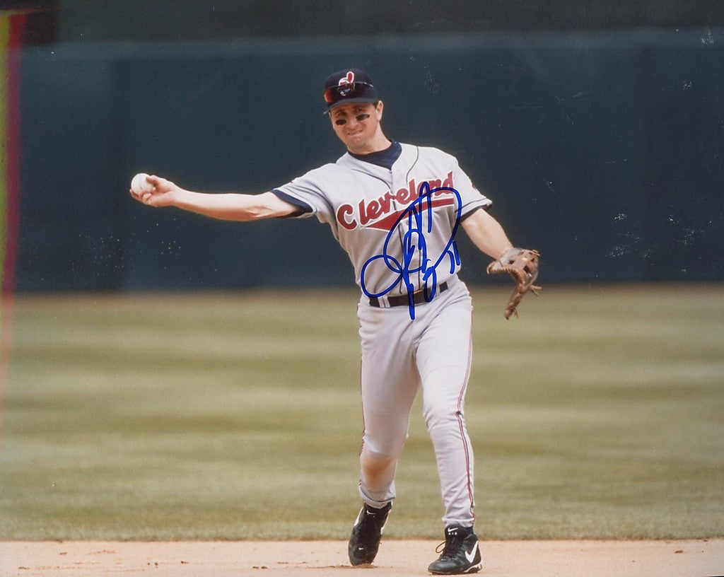 JEFF  BRANSON   CLEVELAND  INDIANS   SIGNED 8X10