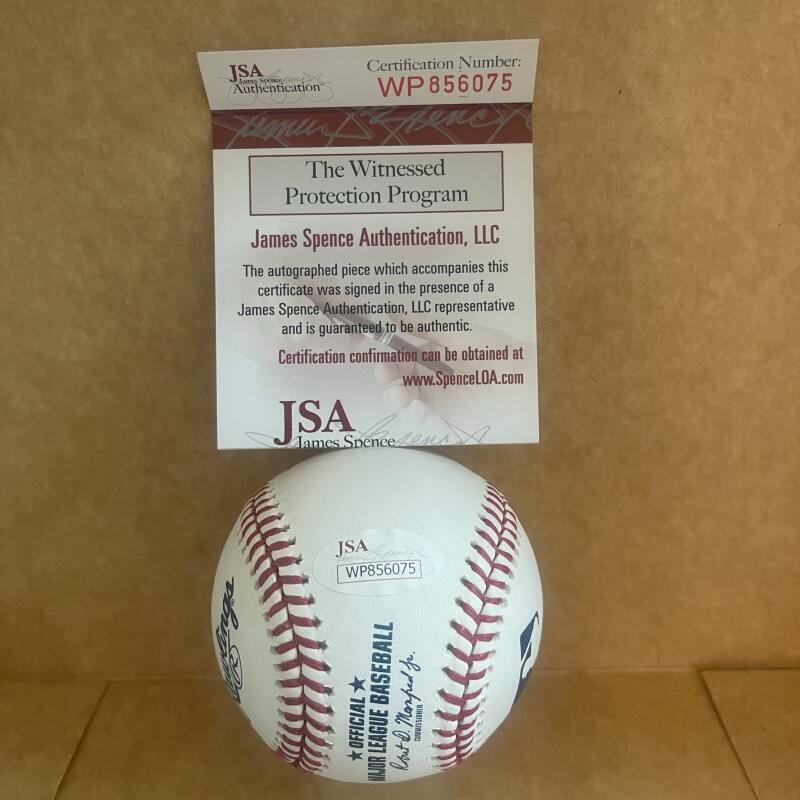 JAKE BURGER WHITE SOX SIGNED AUTO M.L. BASEBALL JSA WP856075