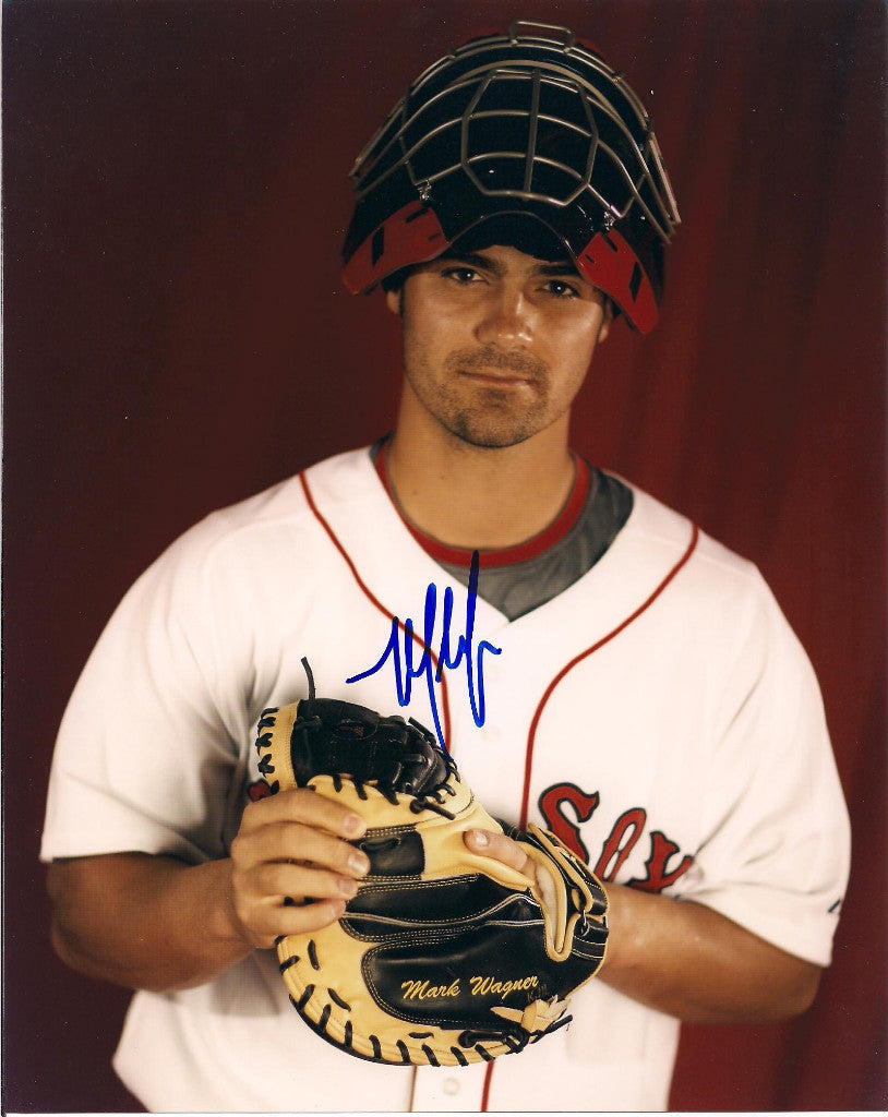 MARC WAGNER BOSTON RED SOX SIGNED 8X10 PHOTO W/COA