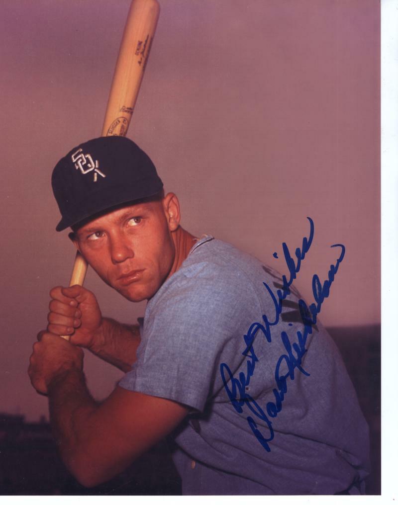 DAVE NICHOLSON  CHICAGO WHITE SOX  SIGNED AUTOGRAPH 8X10 PHOTO W/ COA