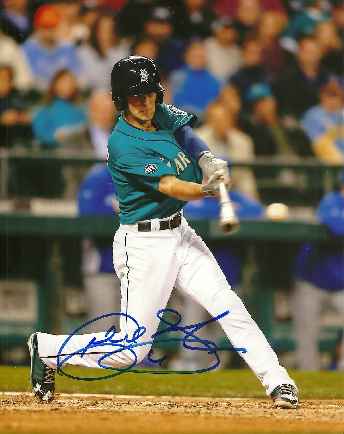 NICK FRANKLIN SEATTLE MARINERS SIGNED AUTOGRAPHED 8x10 PHOTO W/COA ACTION