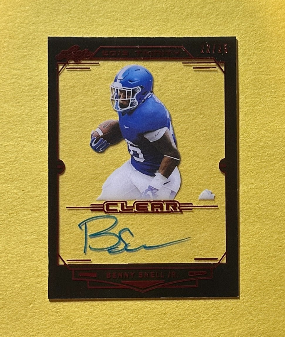 2021 LEAF TRINITY BENNY SNELL JR. CLEAR AUTO /25 #CA-BSJ