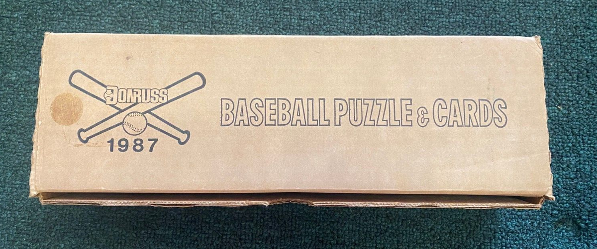 1987 DONRUSS BASEBALL PUZZLE & CARDS COMPLETE SET SEALED INSIDE VINTAGE