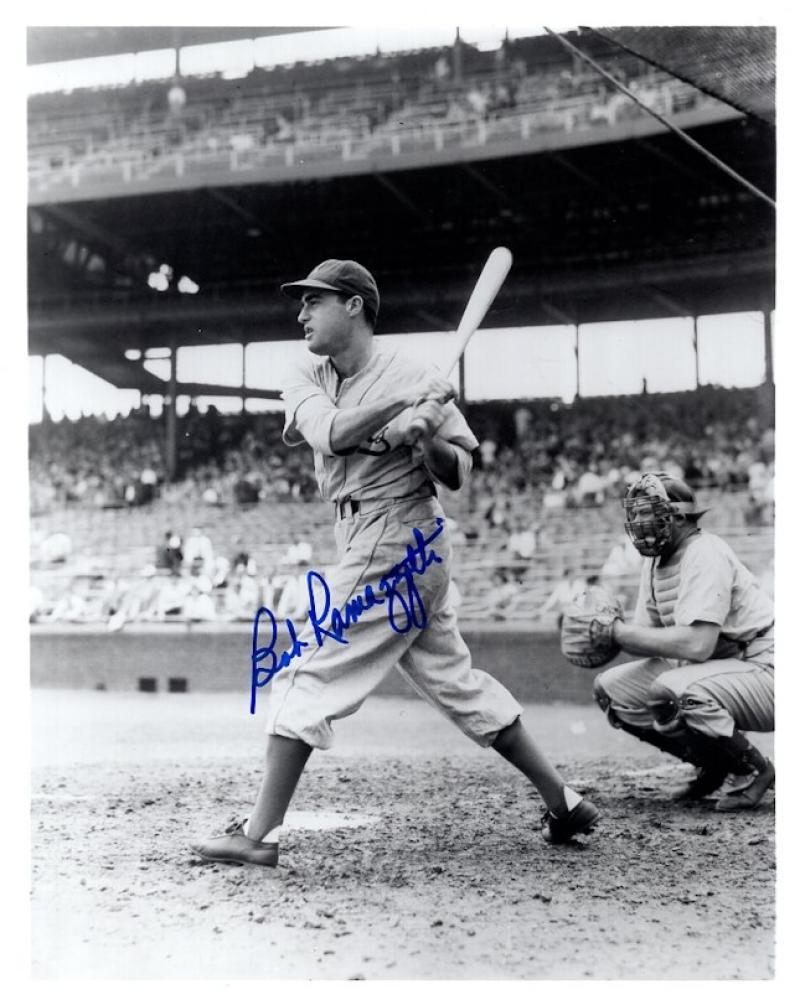BILL RAMAZZOTT BROOKLYN DODGERS DECEASED   SIGNED AUTOGRAPHED 8X10 PHOTO W/COA