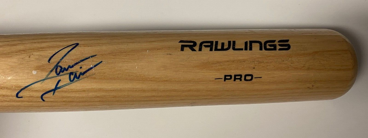 JAMESON TAILLON PIRATES/YANKEES/CUBS SIGNED AUTOGRAPHED RAWLINGS PRO BAT W/COA