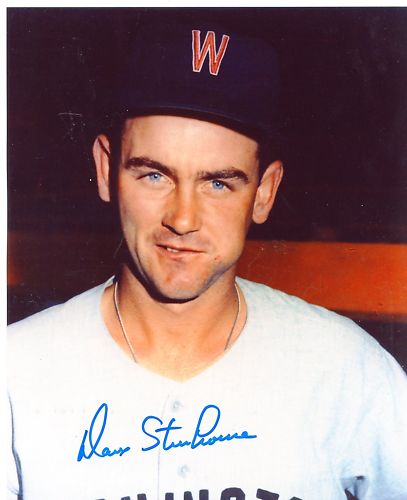 DAVE  STENHOUSE  WASHINGTON  SENATORS    SIGNED 8X10