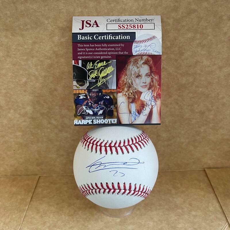 VLADIMIR GUERRERO JR. TORONTO BLUE JAYS SIGNED AUTOGRAPHED M.L. BASEBALL JSA