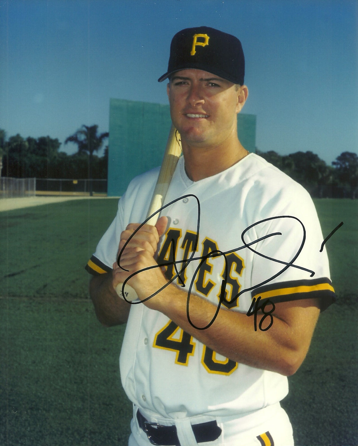 RICH AUDE PITTSBURGH PIRATES SIGNED AUTO 8x10 PHOTO W/COA