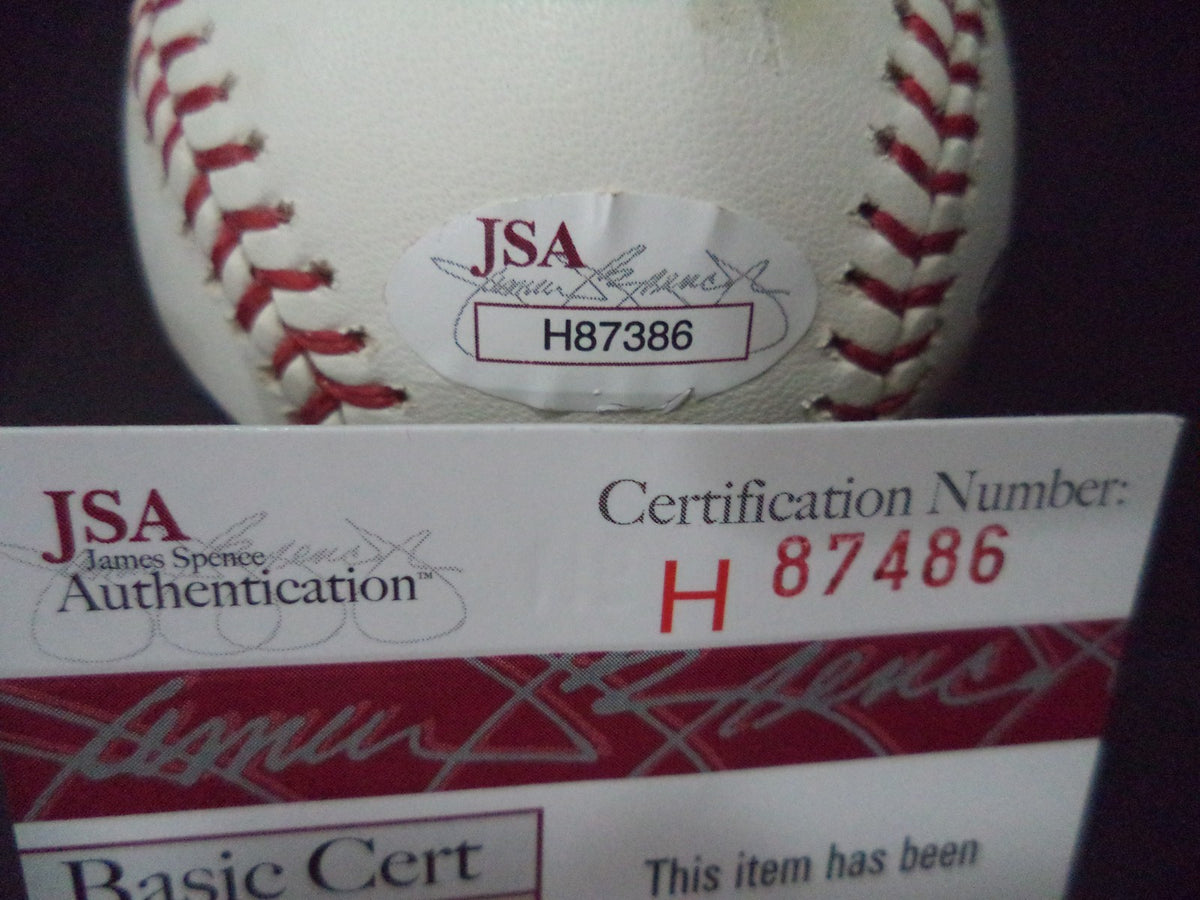 BEN REVERE PHILADELPHIA PHILLIES SIGNED AUTOGRAPH M.L BASEBALL JSA COA #H87486