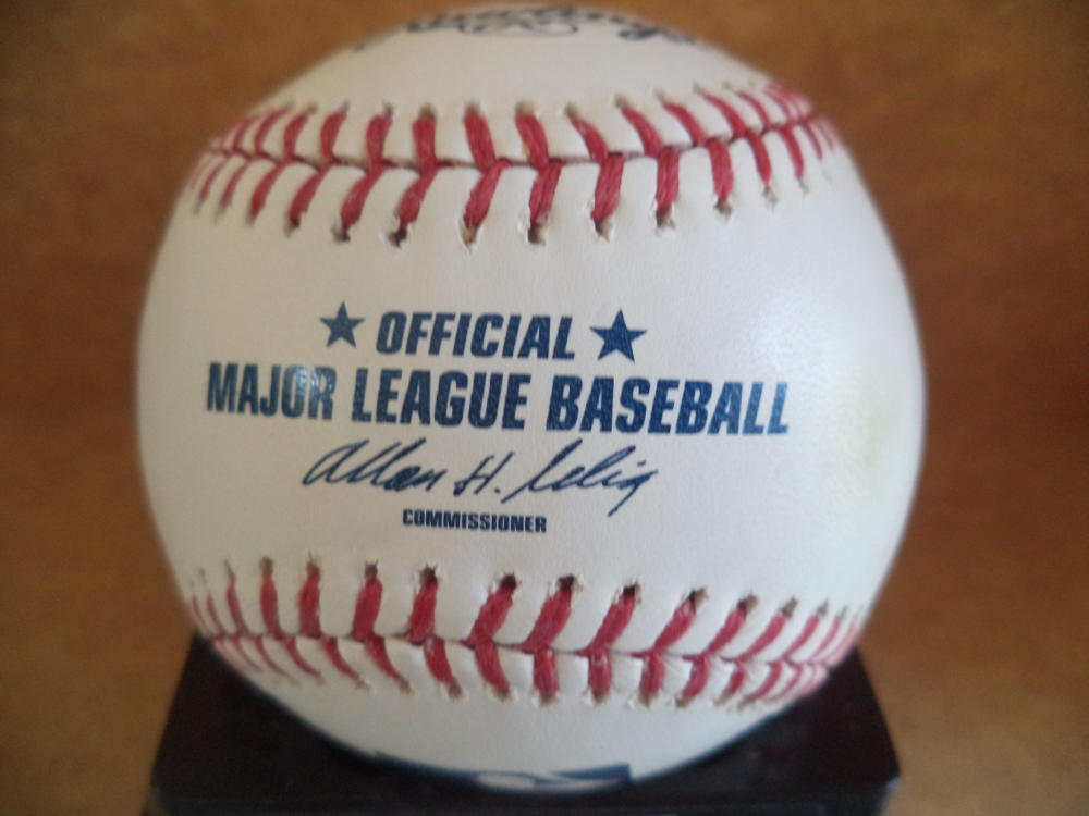 DAVE SAPPELT CUBS/REDS SIGNED AUTOGRAPHED M.L. BASEBALL W/COA
