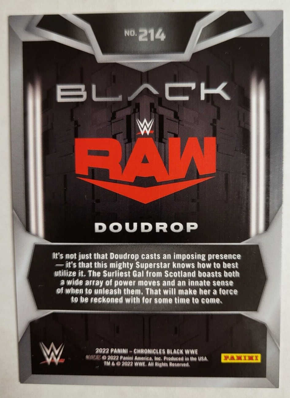 2022 PANINI CHRONICLES BLACK DOUDROP /199 RAW WRESTLING