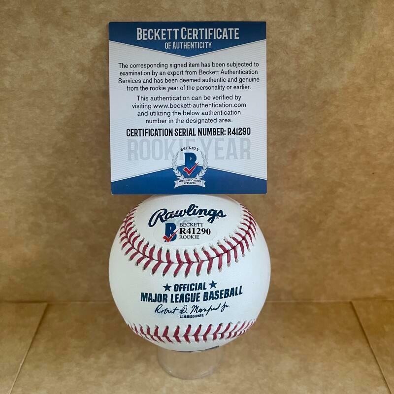 RYAN BRUNO PERFECT GAME SIGNED AUTOGRAPHED M.L. BASEBALL BAS R41290