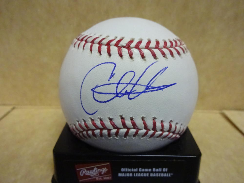 CHRIS KINSEY ARIZONA DIAMONDBACKS SIGNED M.L. BASEBALL W/COA