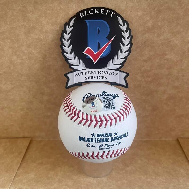 REID DETMERS NY METS SIGNED AUTOGRAPHED M.L. BASEBALL BAS AUTHENTICATED