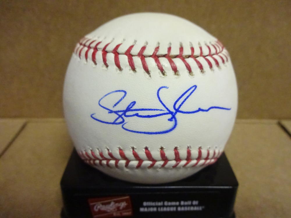 STEVE JOHNSON BALTIMORE ORIOLES SIGNED M.L. BASEBALL W/COA
