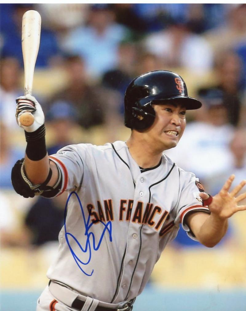 NORI AOKI SAN FRANCISCO GIANTS SIGNED AUTOGRAPHED 8X10 PHOTO W/COA
