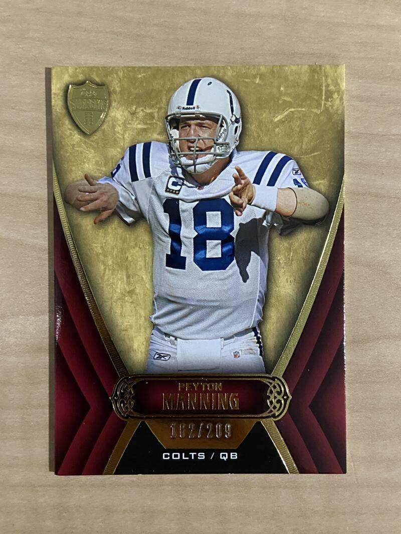 PEYTON MANNING INDIANAPOLIS COLTS 2010 SUPREME 162/209 CARD #30 