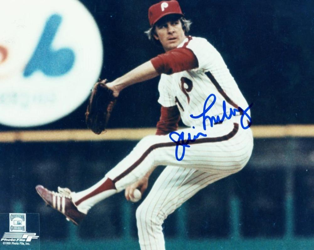 JIM LONBORG PHILADELPHIA PHILLIES SIGNED AUTOGRAPHED 8X10 PHOTO W/COA