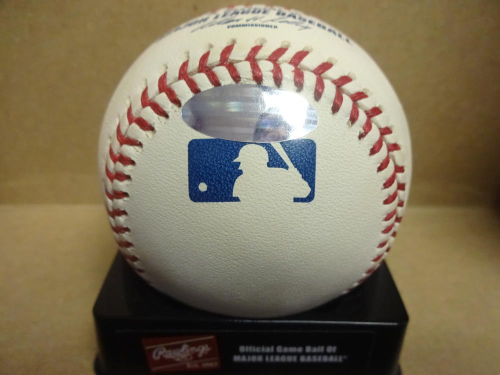 DREW HENSON NEW YORK YANKEES MLB HOLOGRAM SIGNED M.L. BASEBALL W/COA